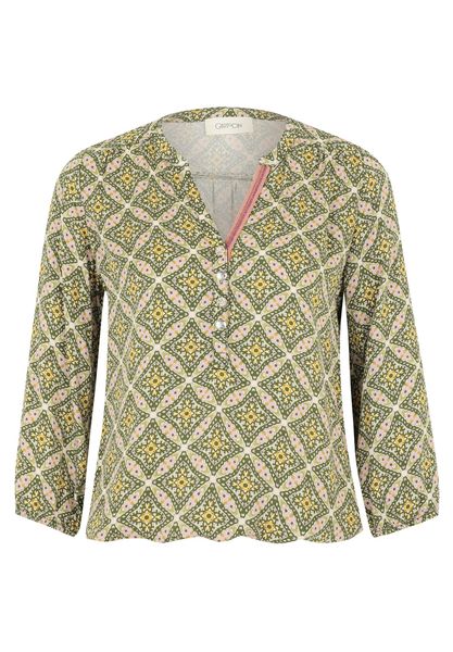 Cartoon Schlupfbluse "Damen Casual-Bluse mit Muster" günstig online kaufen