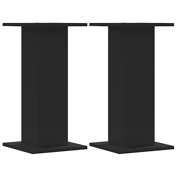 vidaXL Blumenständer Pflanzenständer 2 Stk. Schwarz günstig online kaufen
