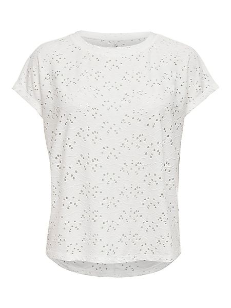 ONLY T-Shirt ONLSMilla (1-tlg) Lochmuster günstig online kaufen