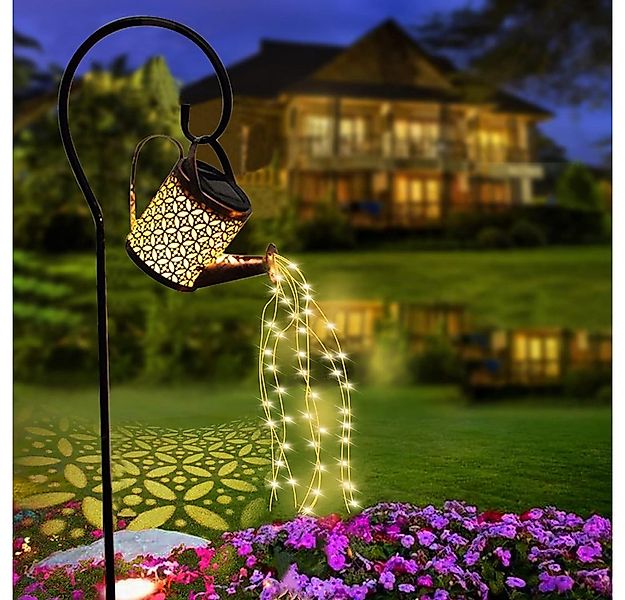 TUWENA LED Solarleuchte Solar Gießkanne Lichterketten für Außen, Wasserdich günstig online kaufen