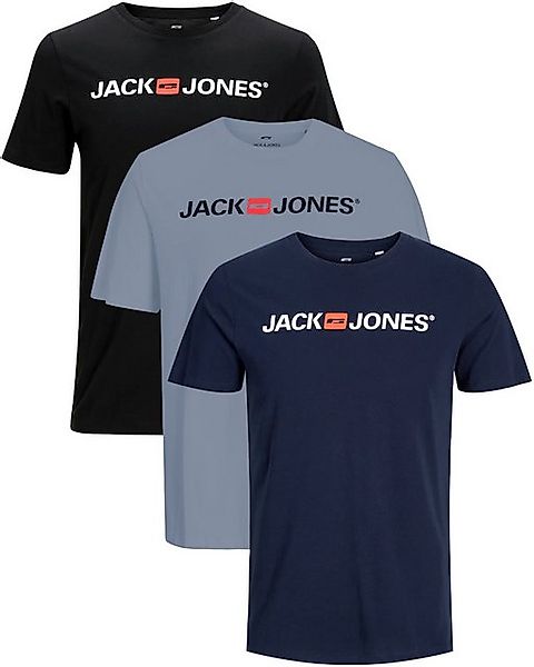 Jack & Jones T-Shirt Stilvolles Slim-Fit oder Regular Shirt mit Printdruck günstig online kaufen