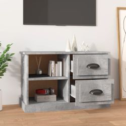 vidaXL TV-Schrank TV-Schrank Betongrau 73x35,5x47,5 cm günstig online kaufen