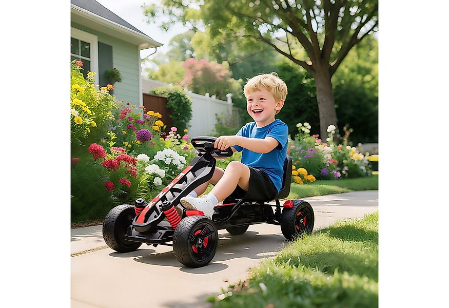 AIYAPLAY Go-Kart mit Handbremse, Automatisches Kupplungssystem, Vor- und Rü günstig online kaufen