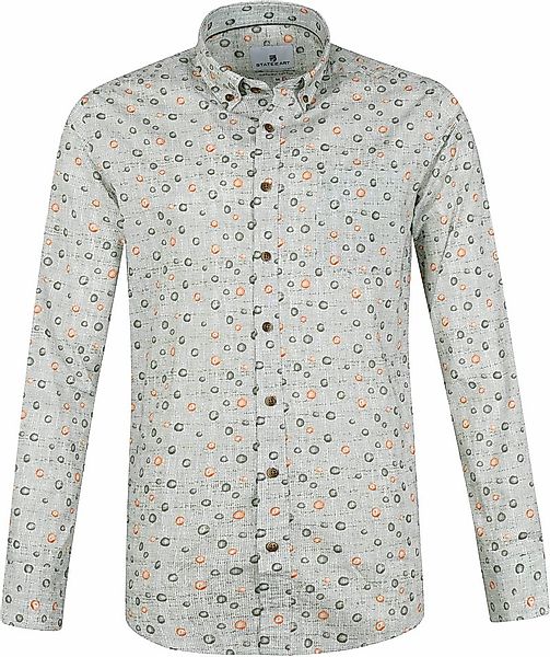 State Of Art Hemd Punkte Grau - Größe M günstig online kaufen