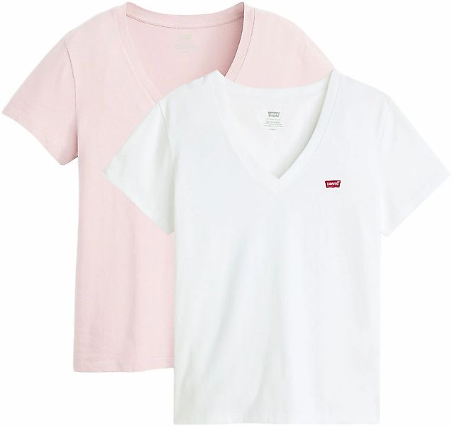 Levis T-Shirt "VNECK TEE 2 PACK" Packung, 2 Stk. günstig online kaufen