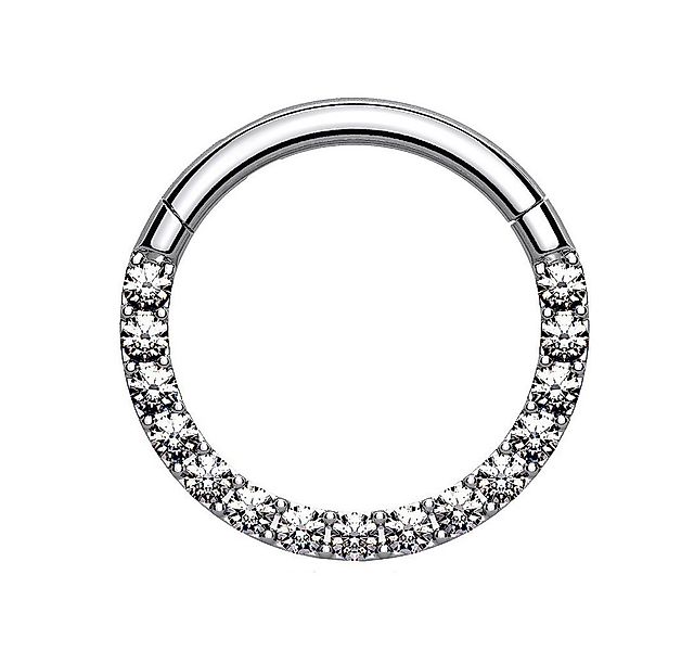 Taffstyle Nasenpiercing Piercing Nase Ohr Segment Ring Scharnier Kristalle, günstig online kaufen