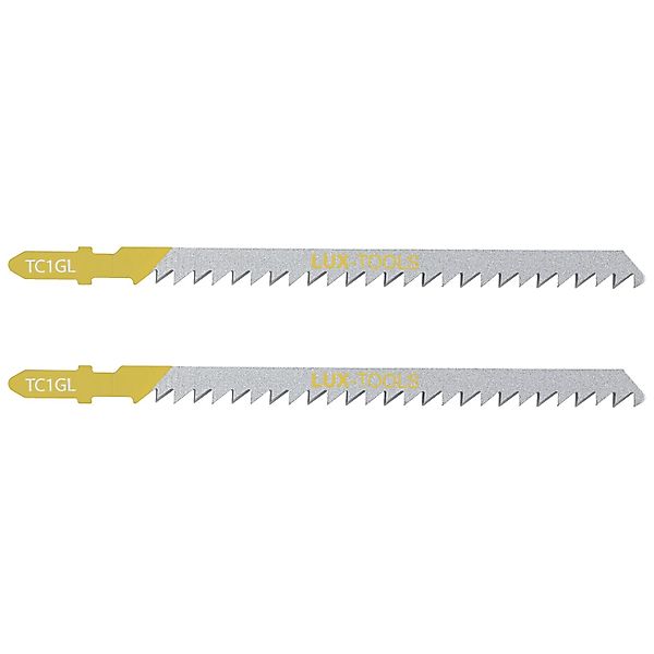 LUX-TOOLS Stichsägeblätter Holz,ang konisch geschliffen T-Schaft 2 Stück günstig online kaufen