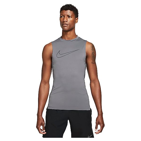 Nike Pro Dri Fit Ärmellos T-shirt XL Iron Grey / Black / Black günstig online kaufen