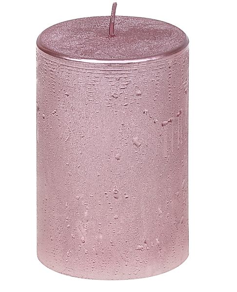 Steinhart Kerzen Rustic-Kerze Stumpenkerze "Rustic-Glanz" Antikrosa günstig online kaufen