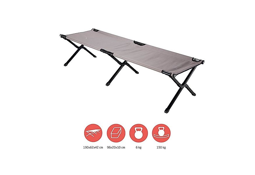 GRAND CANYON Feldbett Alu Feldbett Topaz M/L Camping Liege Gäste Klapp Bett günstig online kaufen