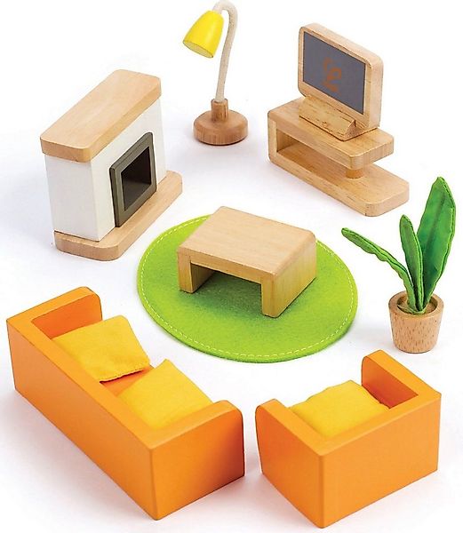 Hape Puppenhausmöbel Wohnzimmer günstig online kaufen