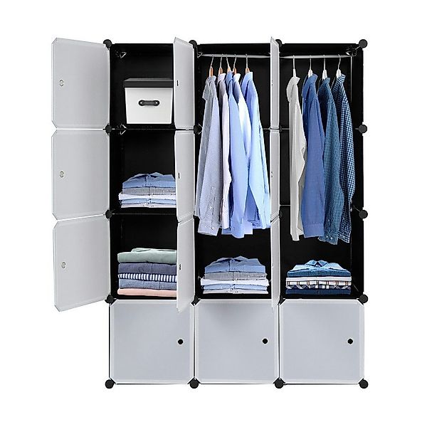 VINGLI Kleiderschrank DIY Regalsystem Steck Regal günstig online kaufen