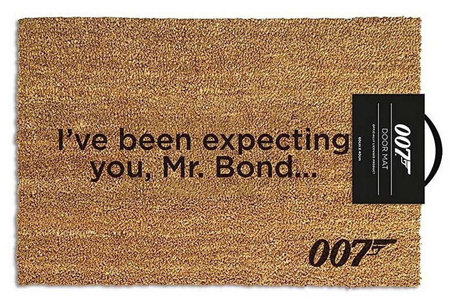 Fußmatte Fußmatte Kokos - Türmatte Kokos - James Bond - Expecting günstig online kaufen