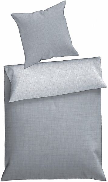 Dyckhoff Wendebettwäsche "Uni" 2 Stk. tlg. Baumwolle, Renforcé, 100x135, Ba günstig online kaufen