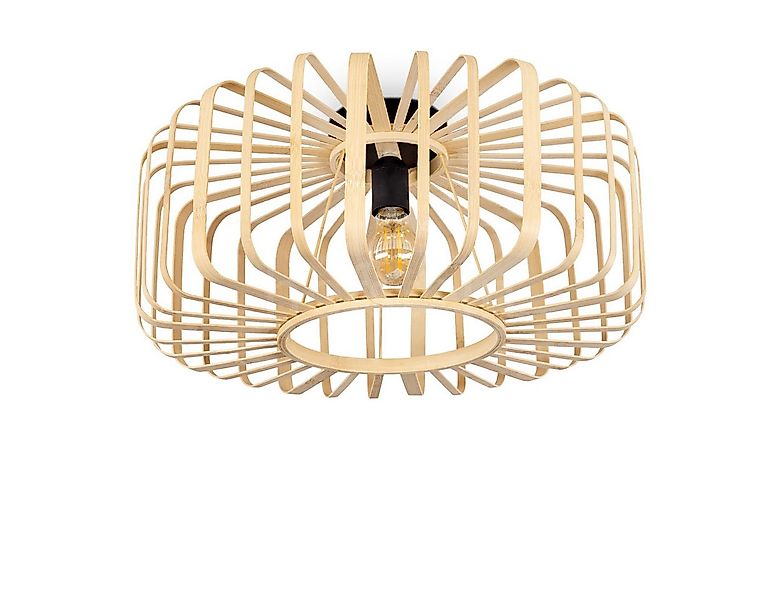 hofstein Deckenleuchte »Aidone« Deckenlampe aus Metall in Schwarz, ohne Leu günstig online kaufen