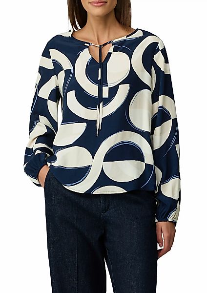 s.Oliver BLACK LABEL Langarmbluse, mit All-Over Print günstig online kaufen