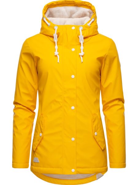 Ragwear Regenjacke "Marge" mit Kapuze warm gefütterter Damen Winter Regenma günstig online kaufen