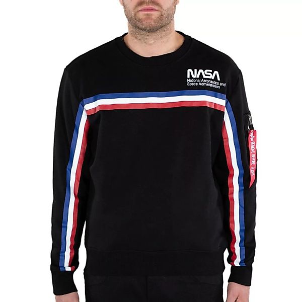 Alpha Industries Nasa Iss Sweatshirt 2XL Black günstig online kaufen
