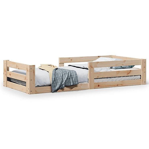 vidaXL Massivholzbett ohne Matratze 90x200 Kiefernholz 855681 günstig online kaufen
