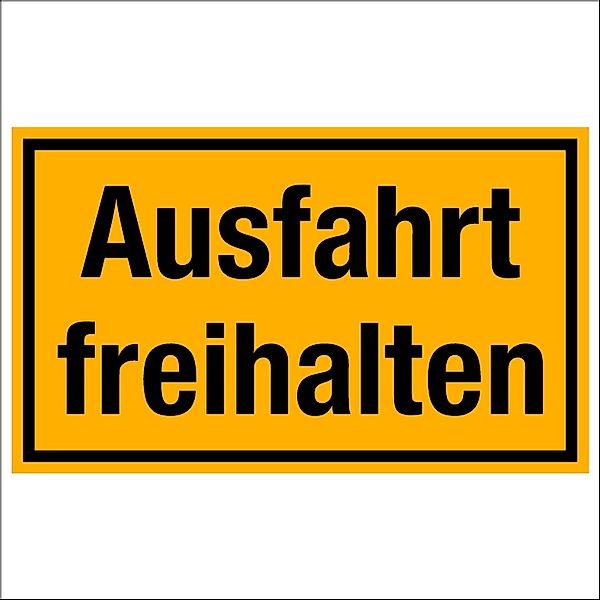 Wichelhaus Bild Ausfahrt freihalten S - günstig online kaufen