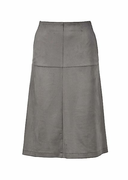 GOLDNER A-Linien-Rock "Kurzgröße bequemer Rock in Velourslederoptik" Ohne günstig online kaufen