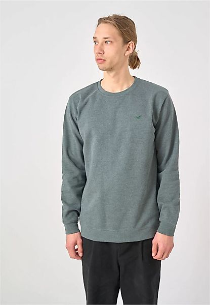 Cleptomanicx Sweatshirt "Ligull", mit kleiner Möwen-Stickerei günstig online kaufen