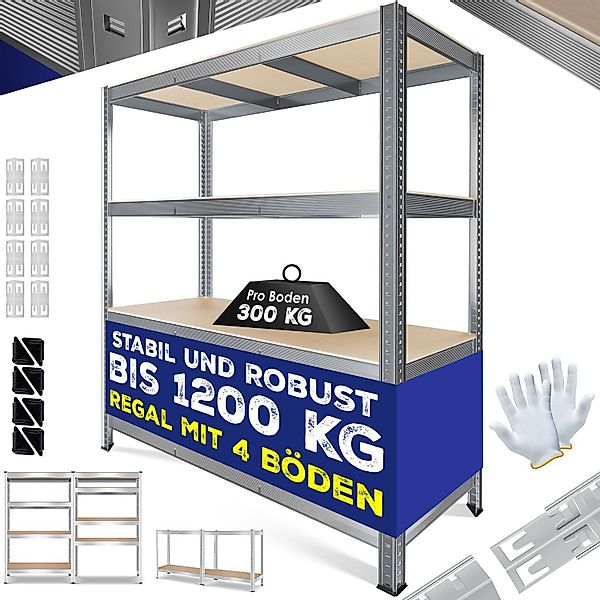 MASKO Schwerlastregal, Lagerregal 300 kg pro günstig online kaufen