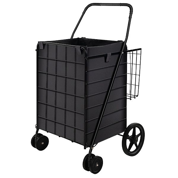 COSTWAY Einkaufstrolley, 120L mit abnehmbarer Tasche günstig online kaufen