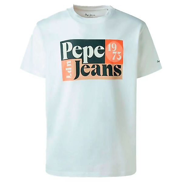 Pepe Jeans Wells Kurzärmeliges T-shirt M White günstig online kaufen