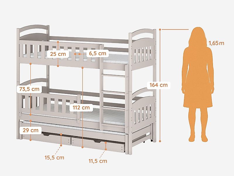 Kids Collective Etagenbett Hochbett Stockbett Kinderbett günstig online kaufen