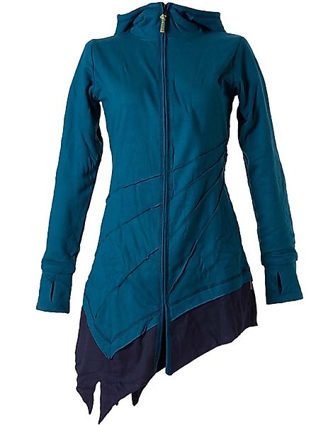 Vishes Kapuzensweatjacke Asymmetrischer Mantel Zipfelkapuze - günstig online kaufen
