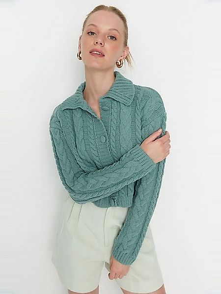 Trendyol Strickjacke (1-tlg) Lochmuster günstig online kaufen