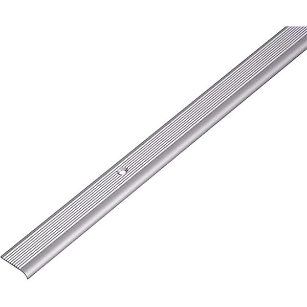 Arcansas Treppenkantenprofil Aluminium 6 mm x 25 mm x 1.000 mm Silber günstig online kaufen