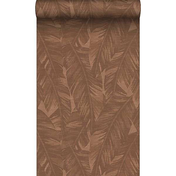 Origin Luxury Wallcoverings Tapete Bananenblätter Terrakottabraun 50 X 900 günstig online kaufen