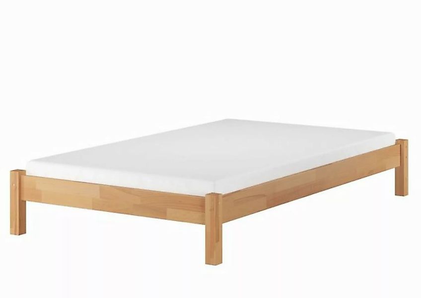 ERST-HOLZ Einzelbett Übergrößen-Einzelbett Buche massiv 120x220 mit Rost un günstig online kaufen