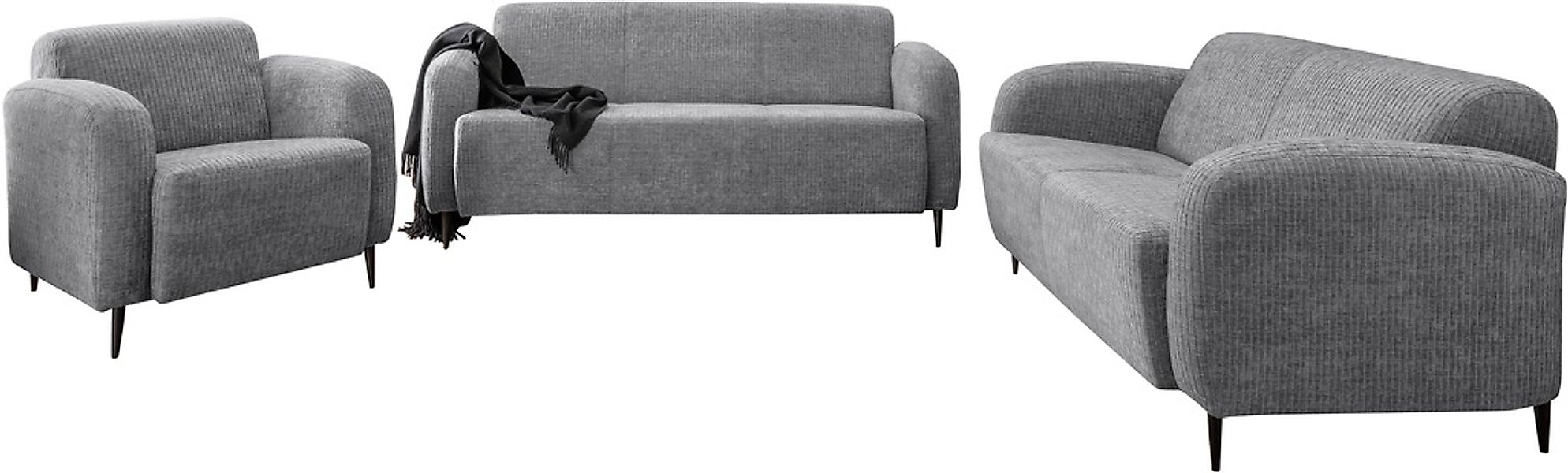 Home affaire Polstergarnitur "Marone" Set, 3-Sitzer, 2-Sitzer, Sessel, 3 St günstig online kaufen