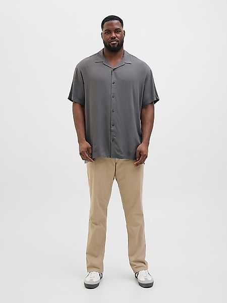 Jack & Jones PlusSize Kurzarmhemd "JJEJEFF SOLID RESORT SHIRT S/S SN PLS" günstig online kaufen