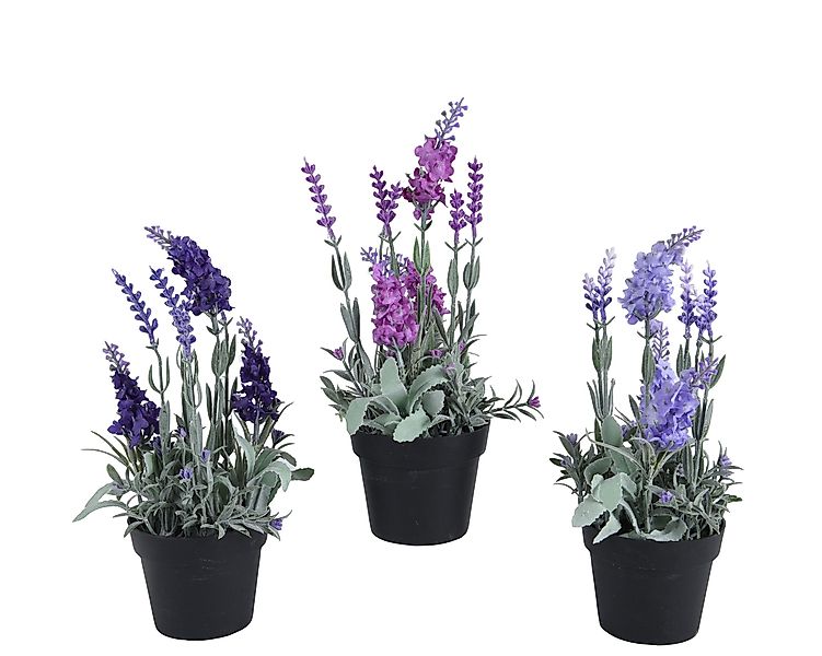 Dekorationspflanze 25 Cm Pvc Lavendel günstig online kaufen