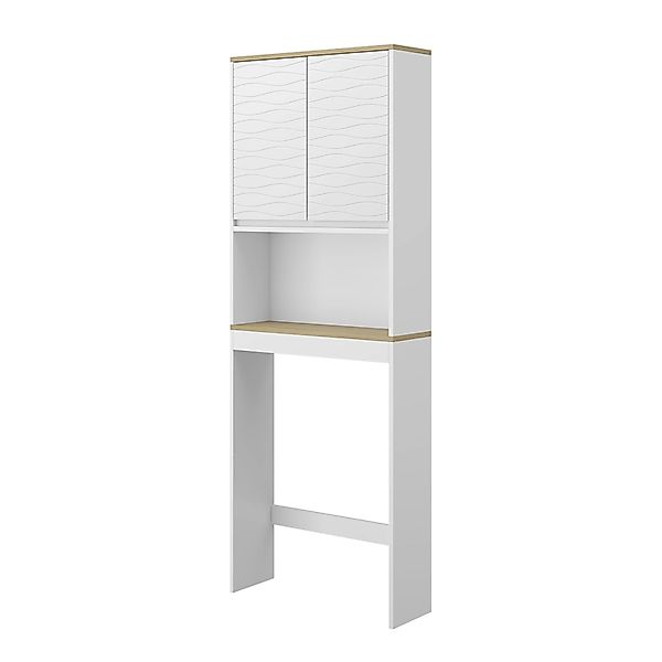 Vicco Toilettenschrank Livia Weiß 60 x 163 cm günstig online kaufen