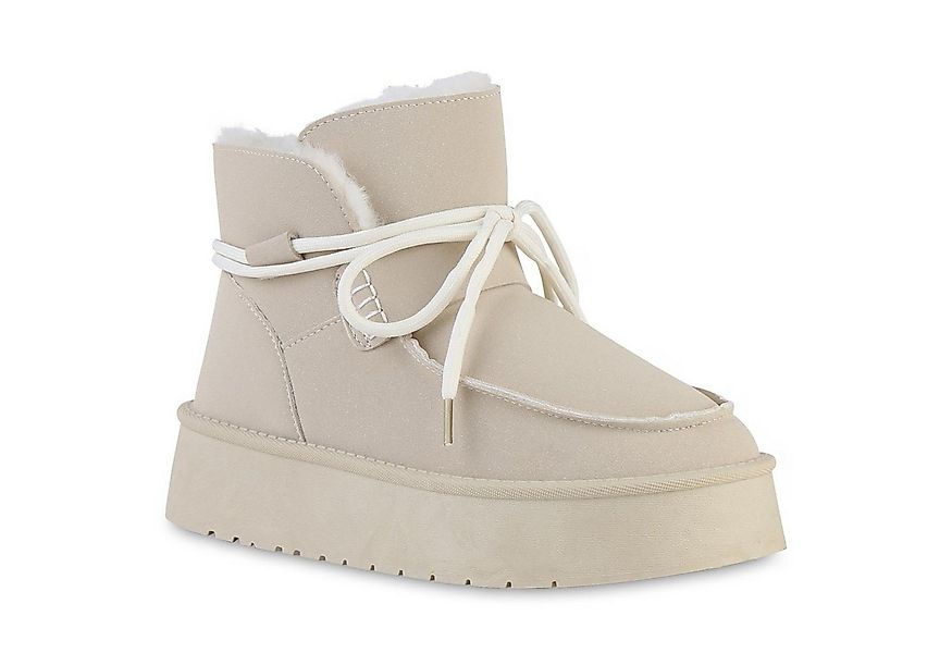 VAN HILL 841476 Winterstiefelette Damen Warm Gefütterte Winter Boots Stiefe günstig online kaufen