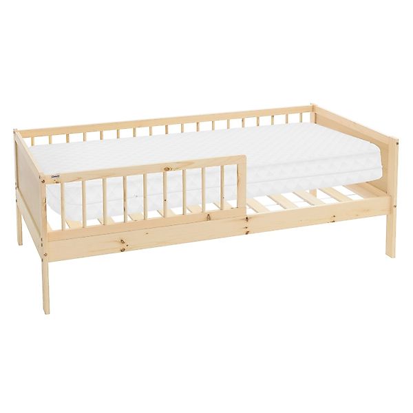ML-Design Kinderbett 80x160cm mit Matratze Natur Einzelbett für Kinder günstig online kaufen