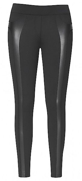 Bas Bleu Leggings mit dezentem Wetlook-Effekt günstig online kaufen