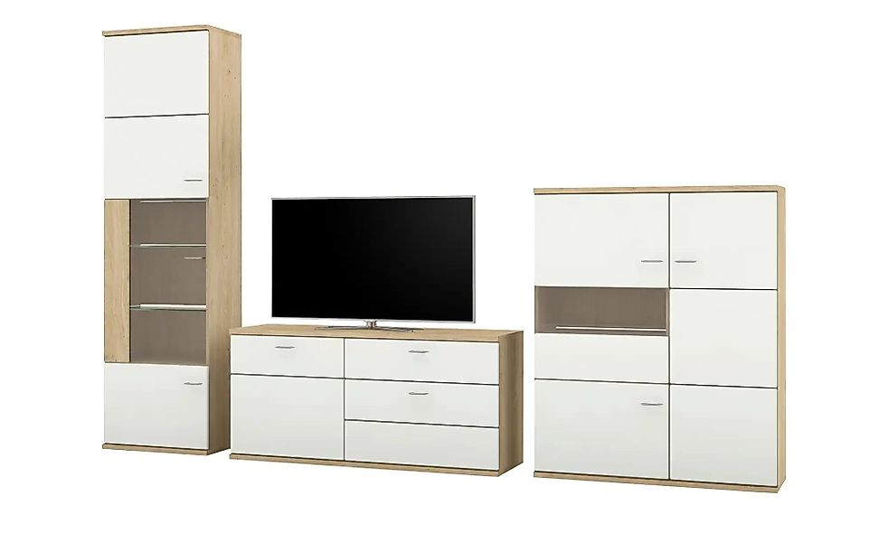Wohnwand  Largo ¦ Maße (cm): B: 300 H: 216 T: 45.0 Kommoden & Sideboards > günstig online kaufen