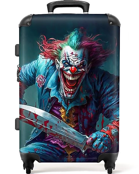 NoBoringSuitcases.com© Hartschalen-Trolley Clown - Horror - günstig online kaufen
