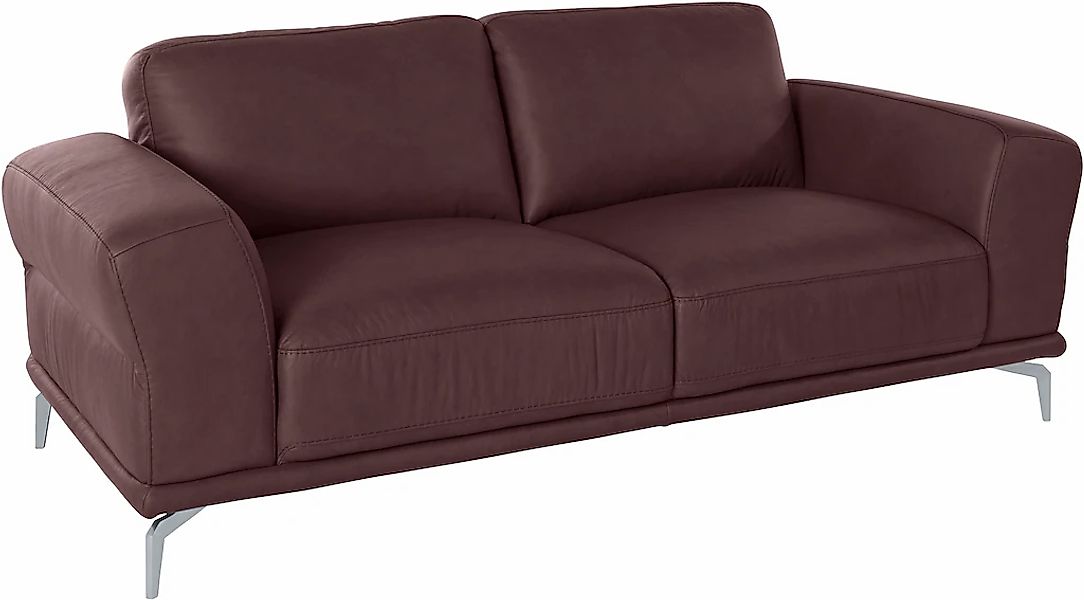 W.SCHILLIG 2-Sitzer »montanaa« mit Metallfüßen in Silber matt, Breite 192 c günstig online kaufen