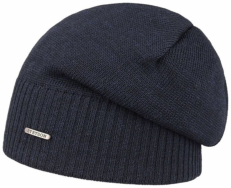 Stetson Strickmütze feine Long-Beanie aus 100% Merinowolle günstig online kaufen