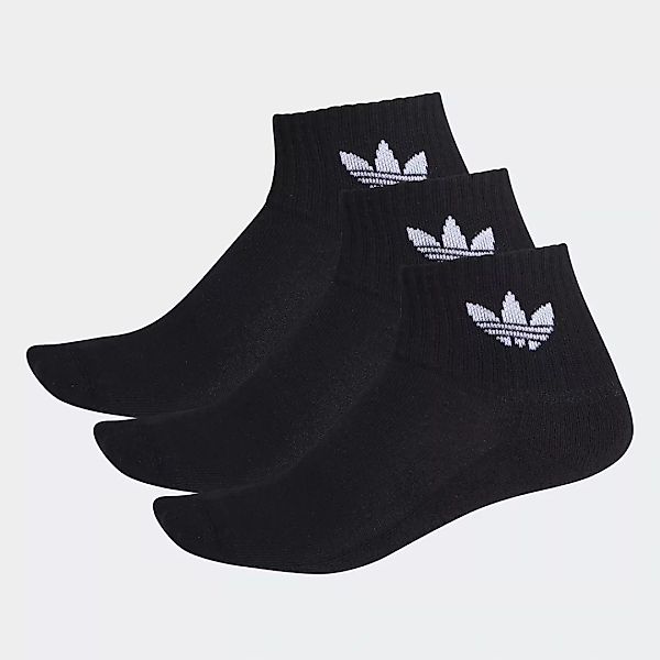 Adidas Originals Knöchel Mid Socken 3 Paare EU 40-42 Black günstig online kaufen