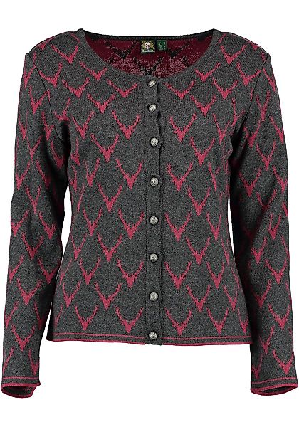 OS Trachten Strickjacke Ewipe Tailliert, lang günstig online kaufen