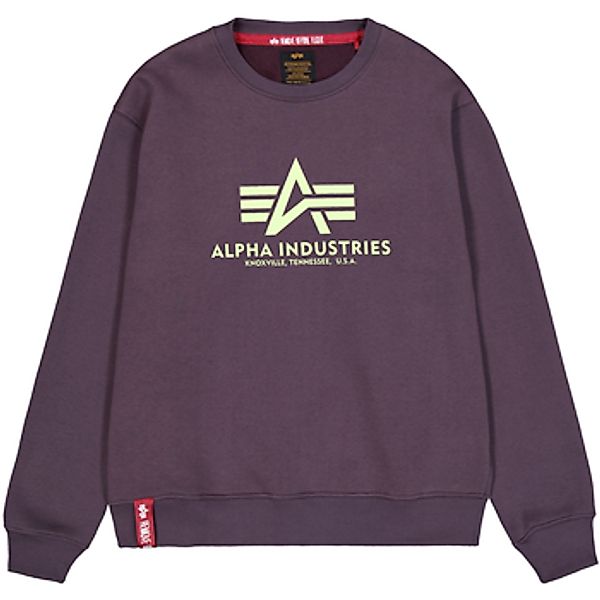Alpha  Sweatshirt Basic Sweater - Plum günstig online kaufen