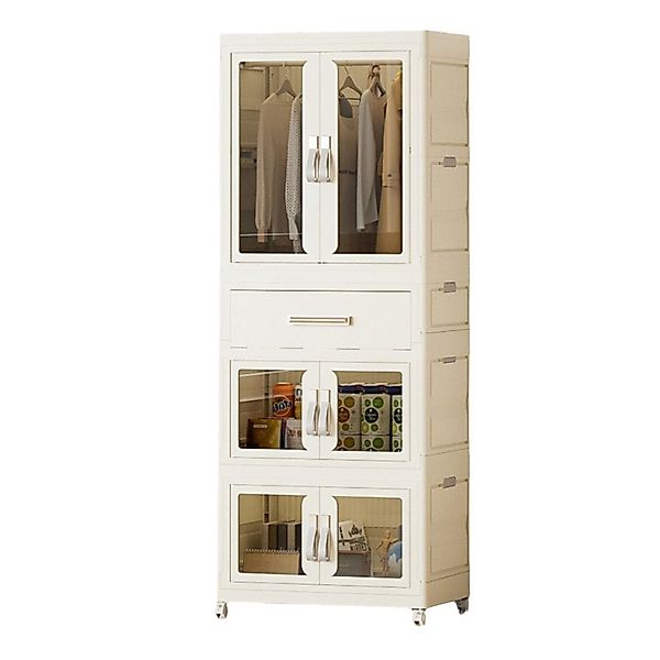 NUODWELL Kleiderschrank Faltbarer Kleiderschrank, Mobiler Schrank günstig online kaufen